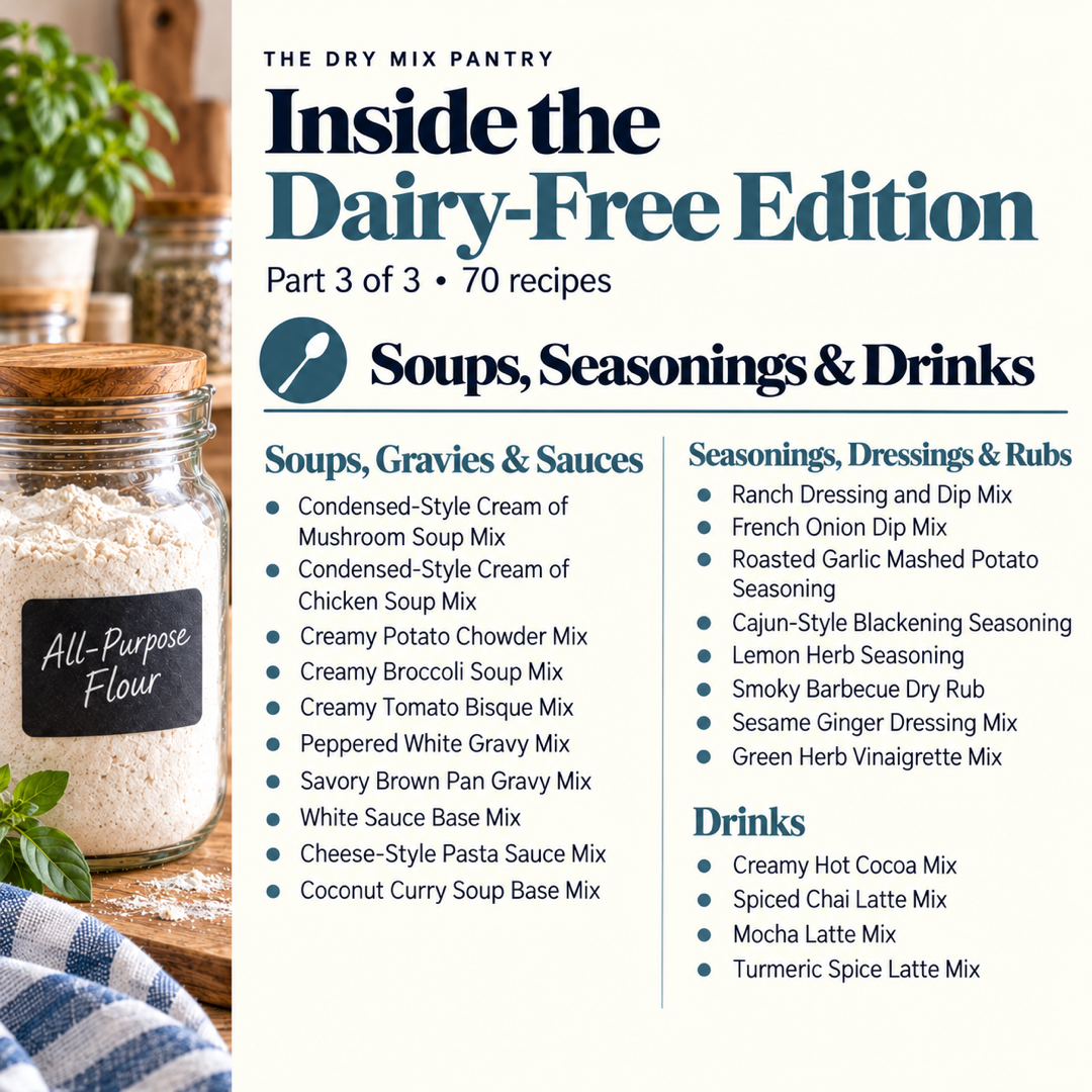 The Dry Mix Pantry: Dairy-Free Version