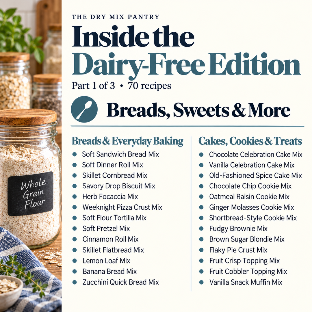 The Dry Mix Pantry: Dairy-Free Version