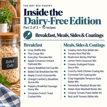 The Dry Mix Pantry: Dairy-Free Version