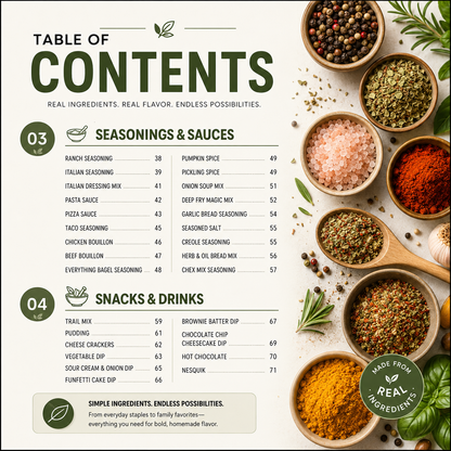 Dry Mix Pantry: Mix Recipes Cookbook