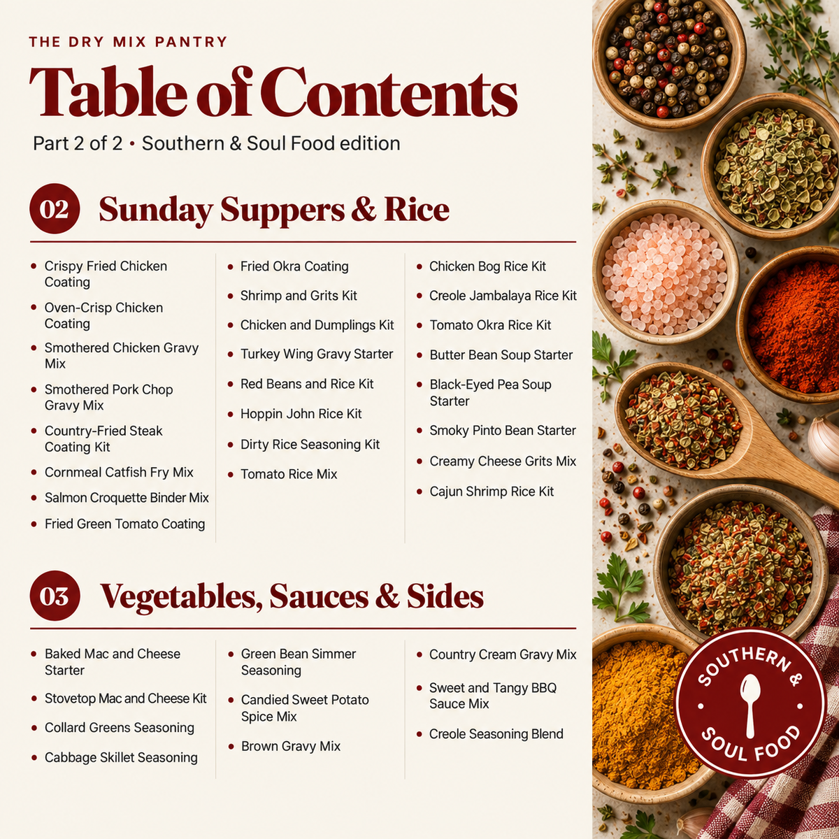 The Dry Mix Pantry: Southern & Soul Food
